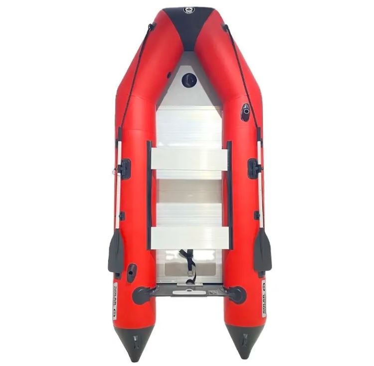 Inflatable Sport Boat With Paddles, Air Pump, And Carry Bag