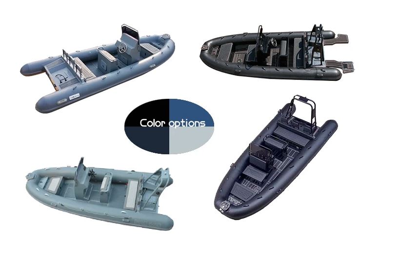 18ft Double Deep V Hull Aluminum Inflatable Boat