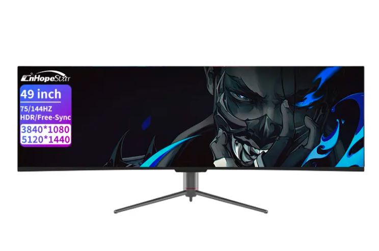 Wide Curved Anti-Blue Light Gaming Monitor 2K-5K With LED Light