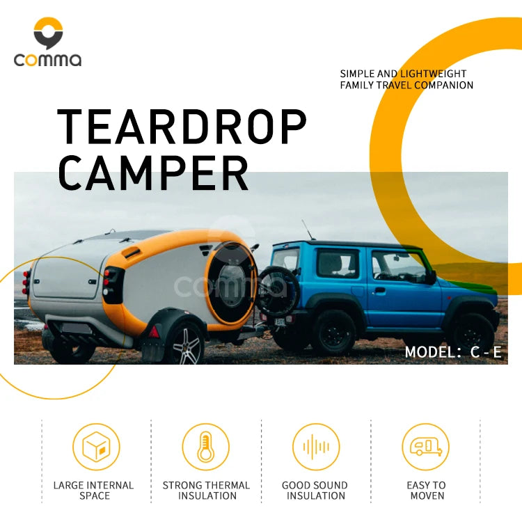 Compact Offroad RV Camper Trailers Caravan