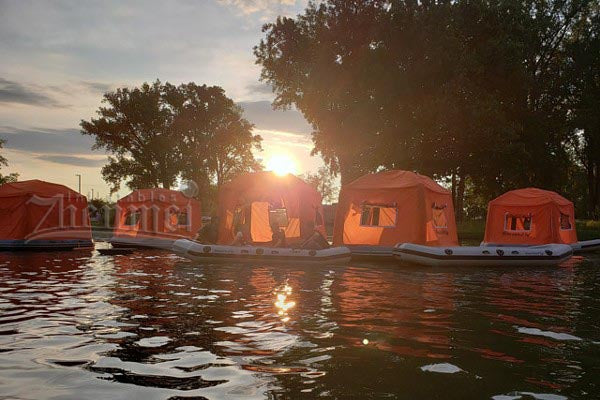 World's first floating Tent