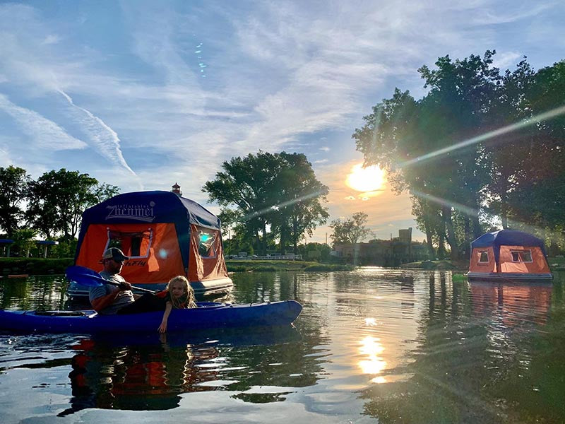 World's first floating Tent