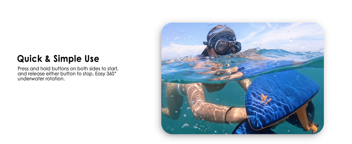 WINDEK SUBLUE WhiteShark Mix Underwater Scooter with Action Camera