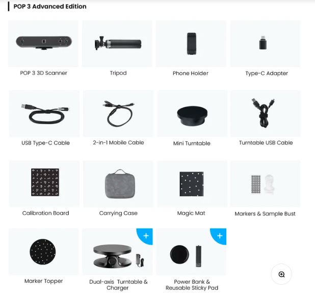 The Handheld 3D Scanner With Color Scans