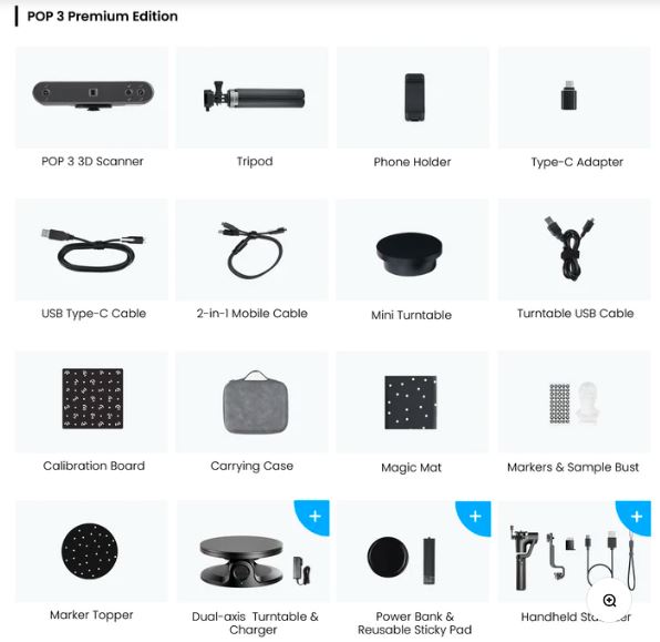 The Handheld 3D Scanner With Color Scans