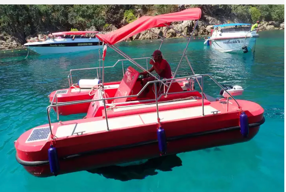 Underwater Viewing Submarine Hybrid Pontoon Boat